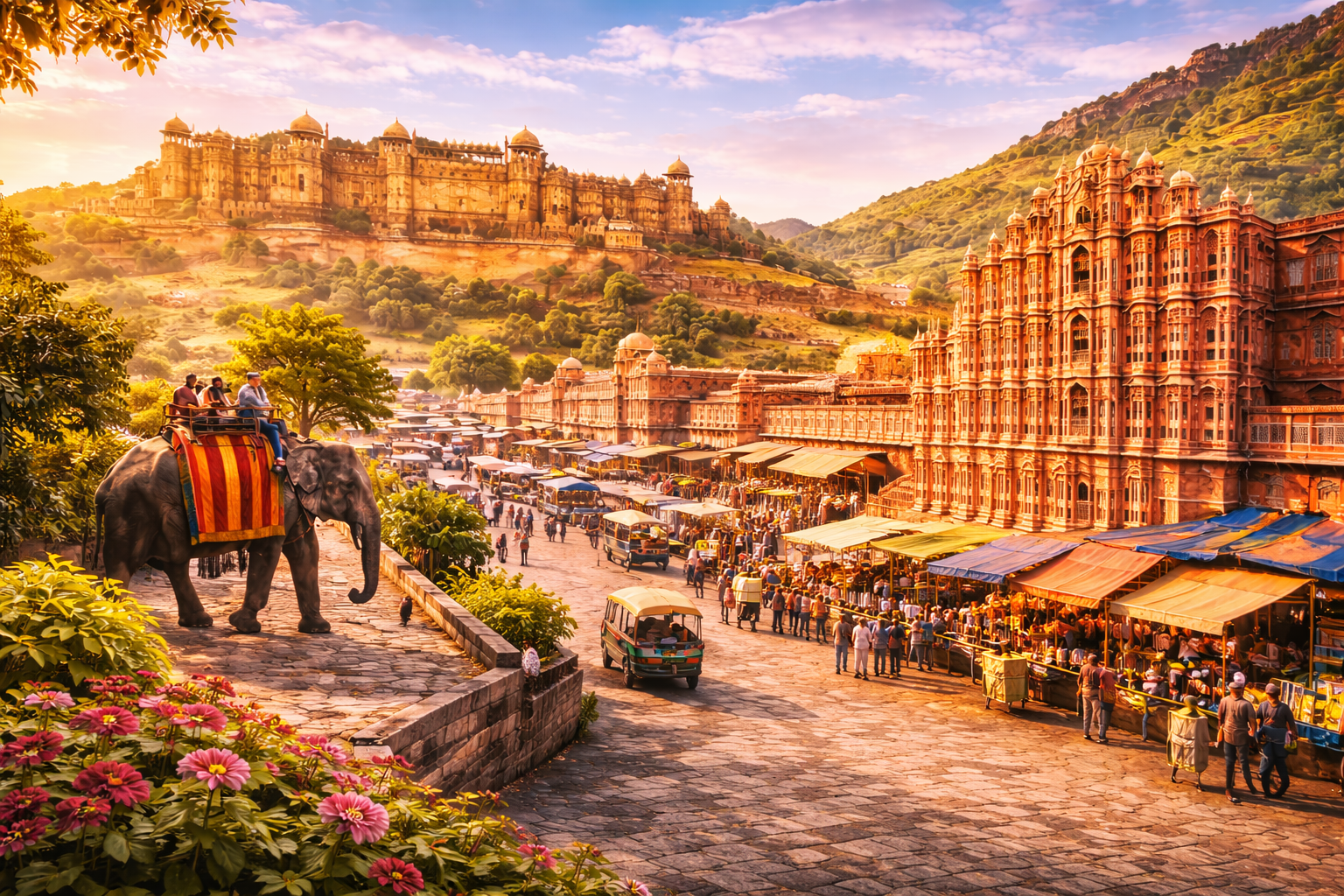 Jaipur Agra